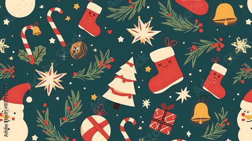 christmas seamless pattern