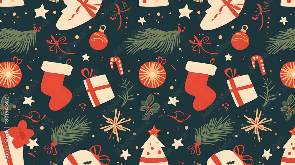 christmas seamless pattern christmas seamless pattern
