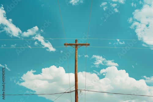 A power line against the sky.

 photo