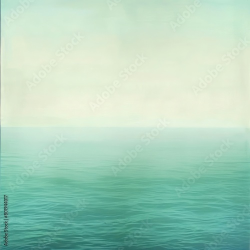 A horizontal gradient of ocean blues, merging into a soft mint green for a refreshing backdrop