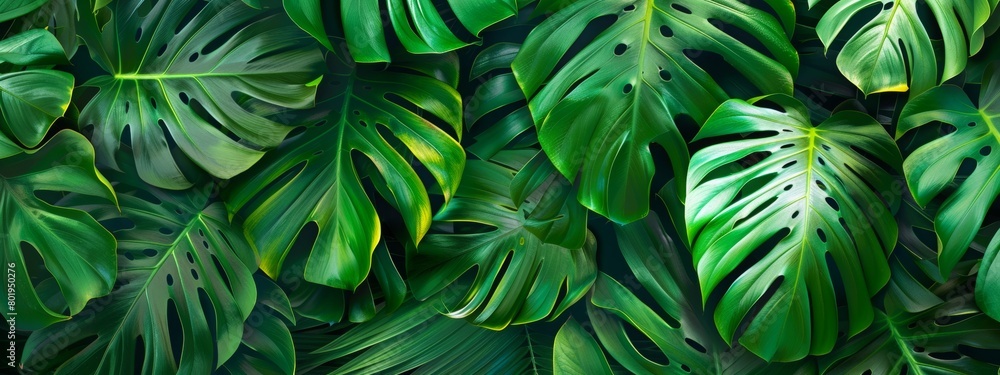 tropical leaf seamless background tropical leaf seamless background