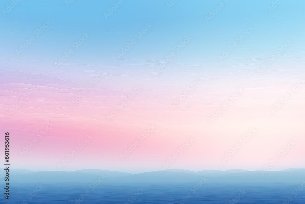 Fototapeta premium Gradient sky at dawn, transitioning from deep blue to light pink, suitable for peaceful morning themes