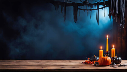 Beautiful halloween background table