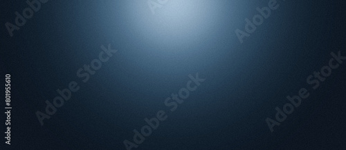 Muted Navy Light from Above Backdrop Wallpaper with Grainy Bottomless Darkness and Noisy Effect
