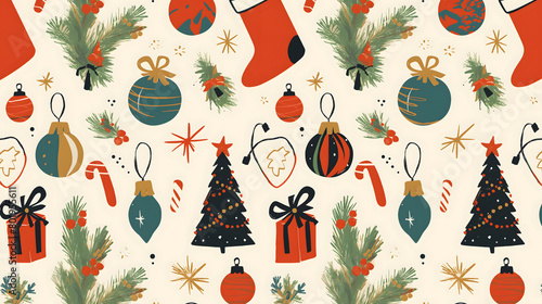christmas seamless pattern