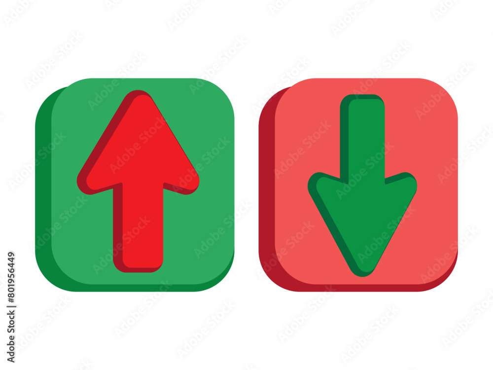 Up and down arrow flat style. illustration icon isolated on white background.554 Up and down arrow flat style. illustration icon isolated on white background.554