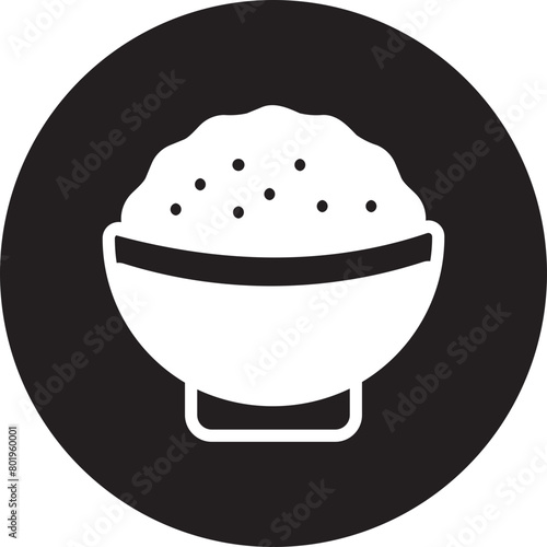 rice glyph icon