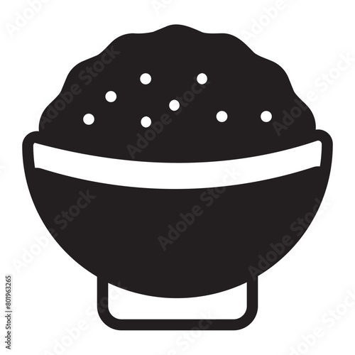 rice glyph icon