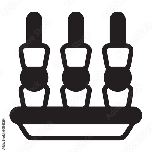 appetizer glyph icon