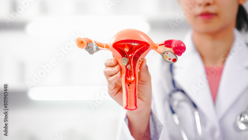 Wallpaper Mural Female doctor specializing in online consultations for reproductive health issues endometriosis, uterine fibroids, gynecologic cancer, HIV/AIDS, interstitial cystitis, PCOS, STDs Torontodigital.ca