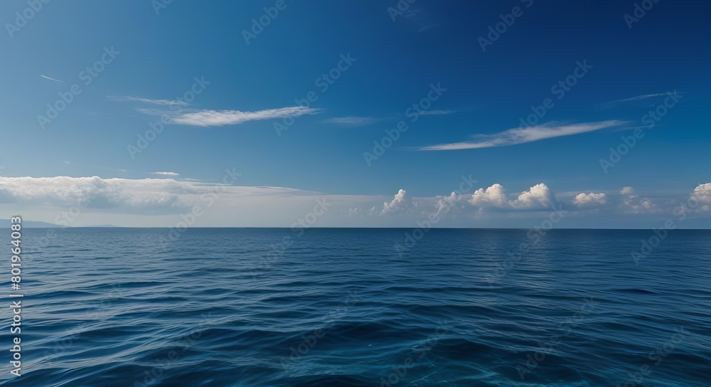 Fototapeta premium clouds over the sea