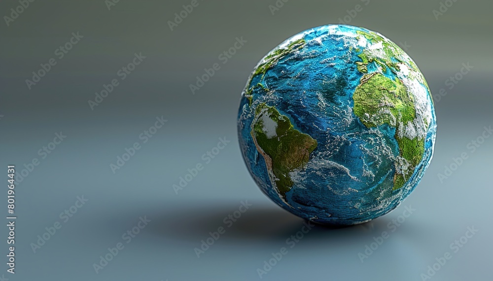 Preservation of the ozone layer of the planet earth concept 