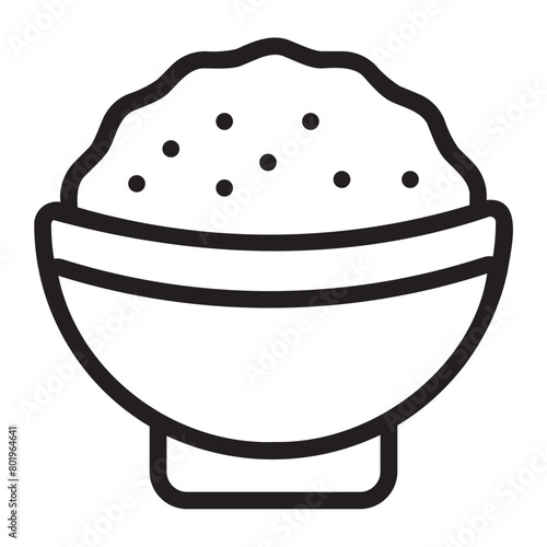 rice line icon