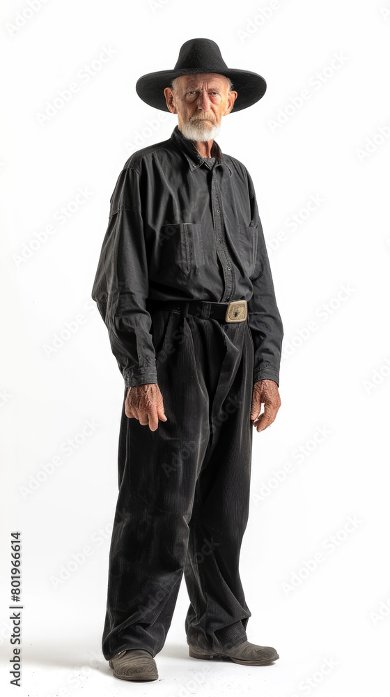 A 55-year-old Amish man