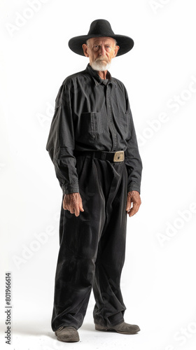 Obraz na płótnie A 55-year-old Amish man w salonie