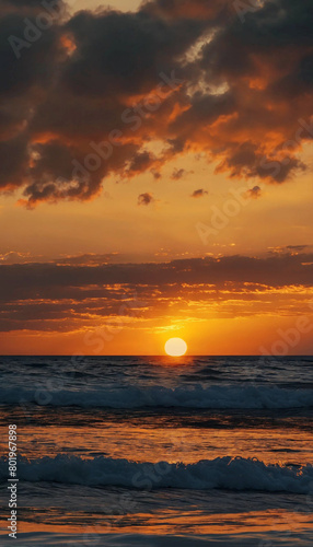 Sunset on the sea   The Ocean s Twilight