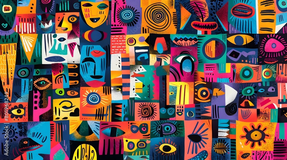Vibrant Indigenous Art Motifs in Visa Design for Tourism Expression Vibrant Indigenous Art Motifs in Visa Design for Tourism Expression