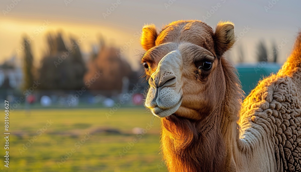 Obraz premium camel in the desert