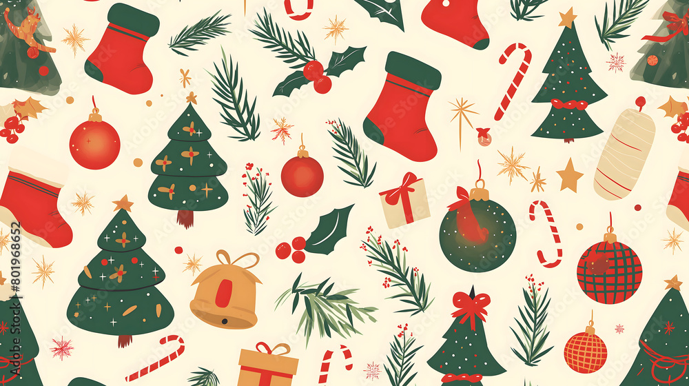 christmas seamless pattern christmas seamless pattern