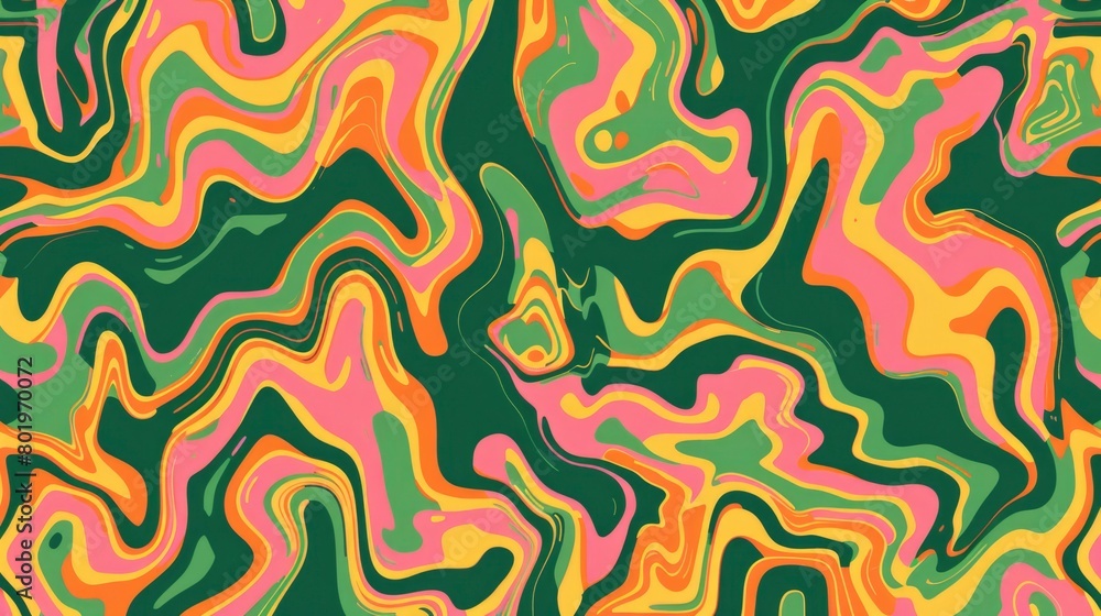 waves pattern with vibrant swirling colors waves pattern with vibrant swirling colors