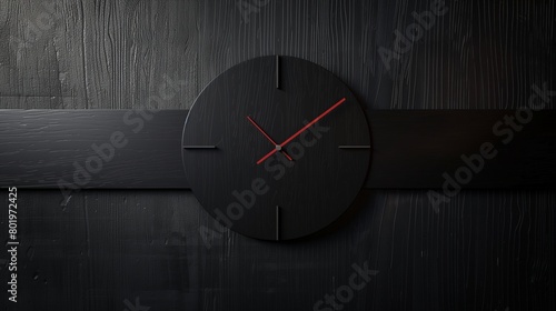 Wallpaper Mural Linear Wall Clock Torontodigital.ca