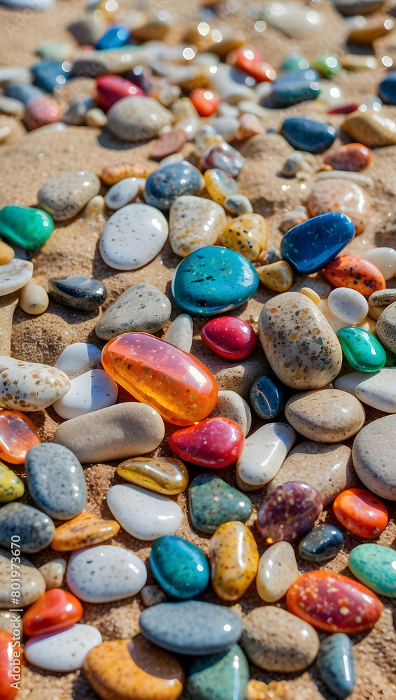 beautiful shimmering pebbles beautiful shimmering pebbles