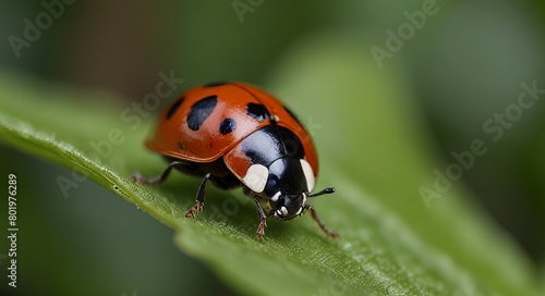 ladybug on leaf © big bro