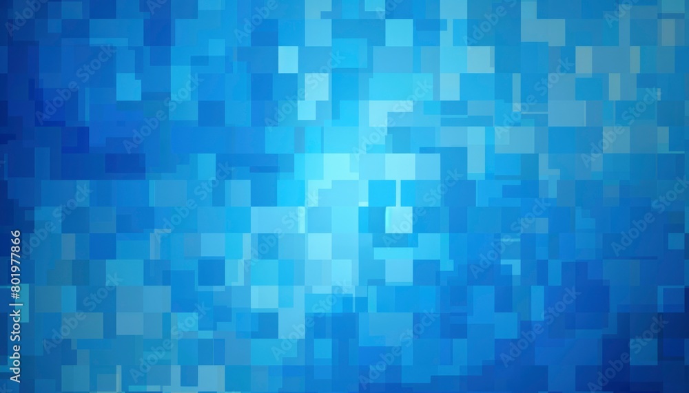 A complex and modern geometric pattern in shades of blue, ideal for sophisticated designs.