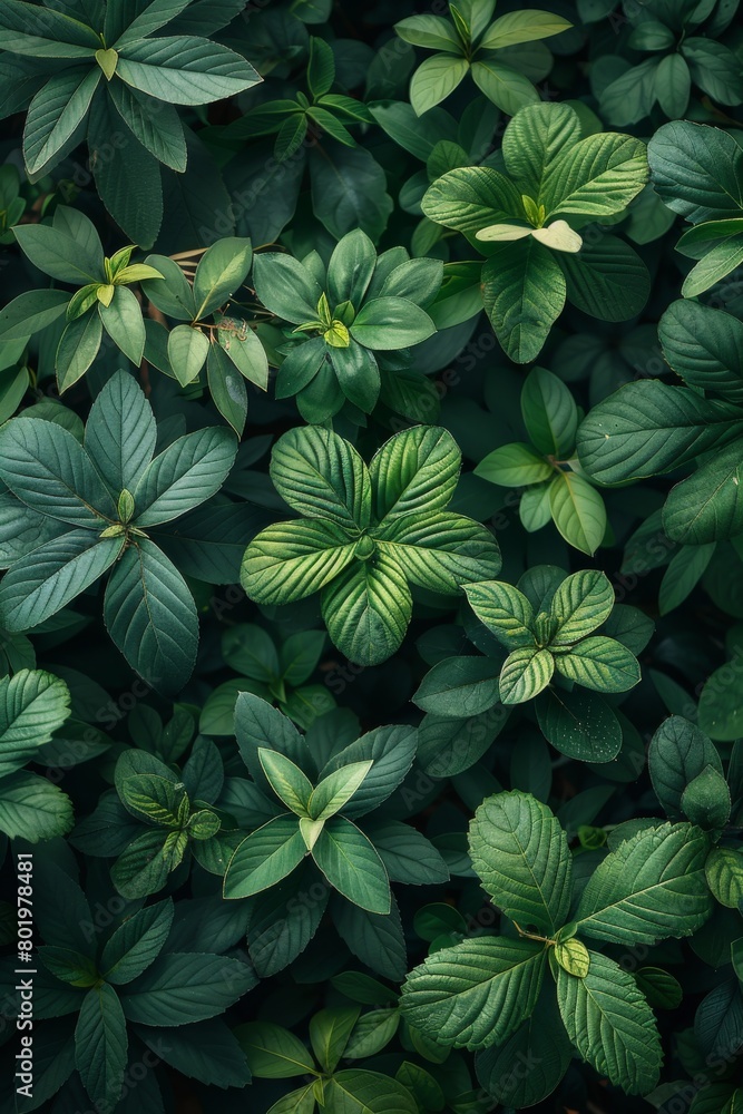 Green leaves background Green leaves background