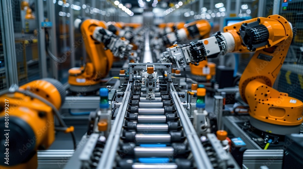 Smart Manufacturing and Industry 4.0: Pictures showcasing industrial automation, smart factories, and IoT in manufacturing.