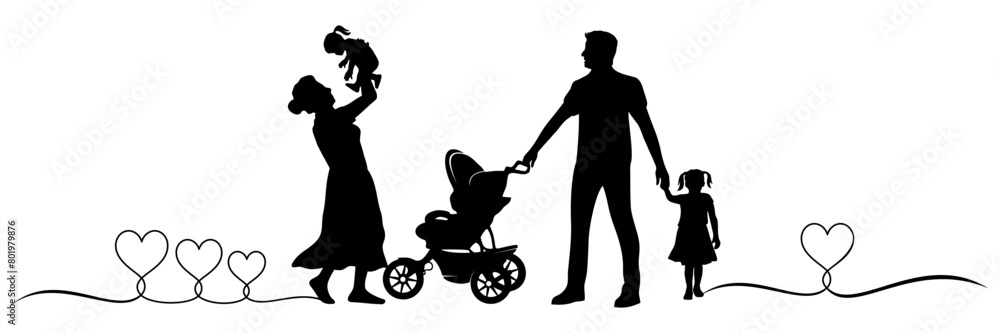 family silhouette