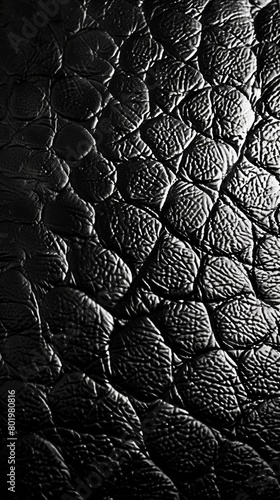 Detailed close-up of a dark textured surface  highlighting depth and pattern.
