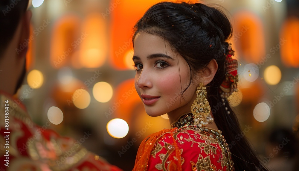 A woman in traditional Islamic attire A woman in traditional Islamic attire