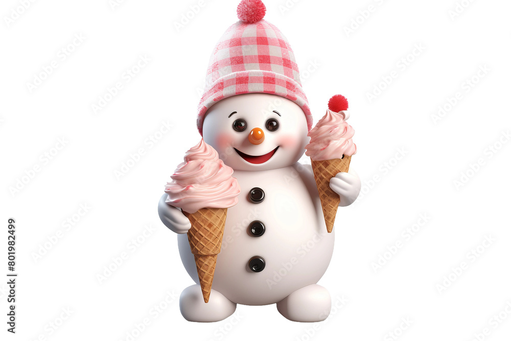 Frostys Sweet Treat Delight. On a White or Clear Surface PNG Transparent Background. Frostys Sweet Treat Delight. On a White or Clear Surface PNG Transparent Background.