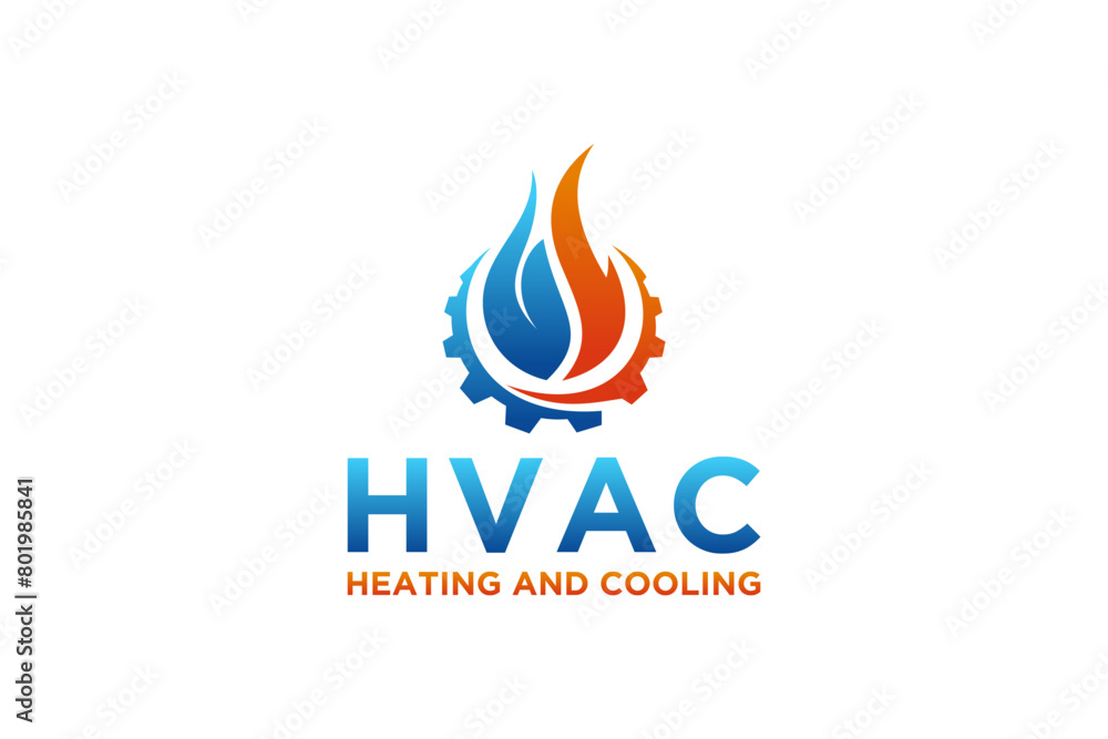 HVAC logo design, heating ventilation and air conditioning, HVAC logo. HVAC logo design, heating ventilation and air conditioning, HVAC logo.