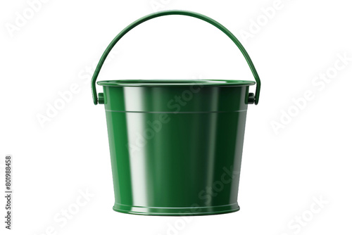 The Green Guardian: A Buckets Tale. On a White or Clear Surface PNG Transparent Background.
