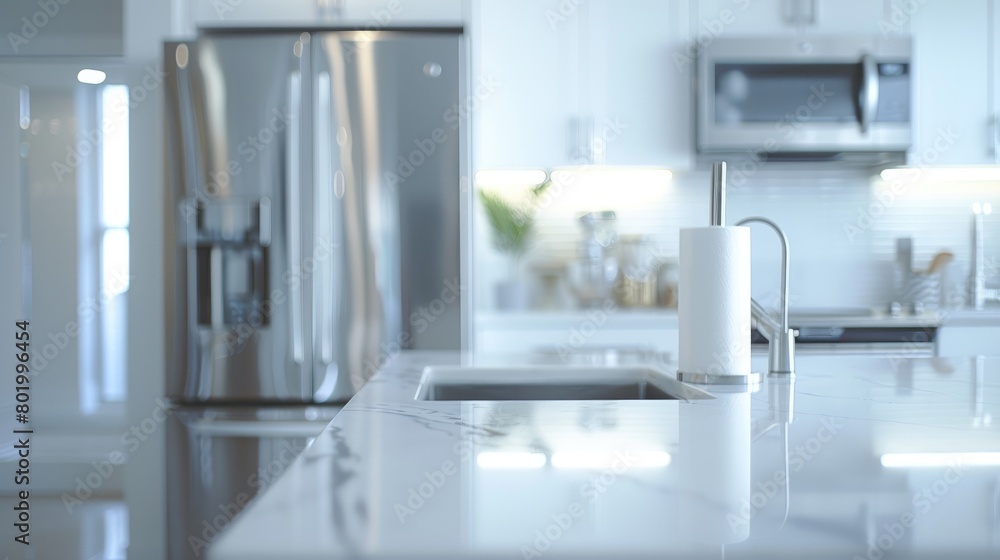 Modern Sleek Kitchen Design, High-End Appliances, and Elegance. Modern Sleek Kitchen Design, High-End Appliances, and Elegance.
