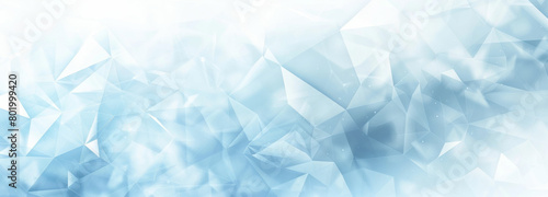 a blue and white abstract background with triangles