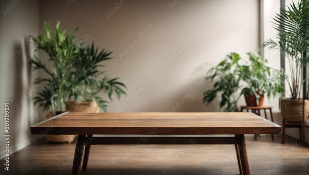 Fototapeta premium table and chairs in a room
