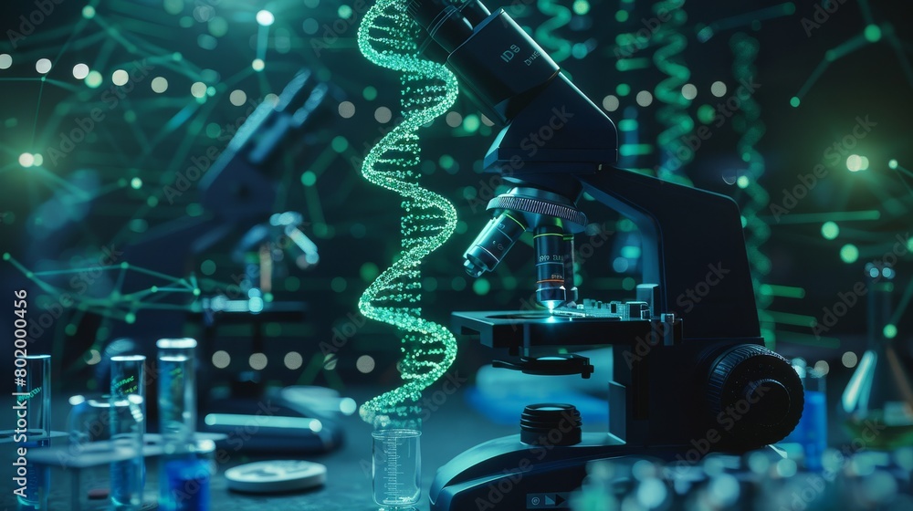 DNA human structure science background ,double helix genetic, medical ...