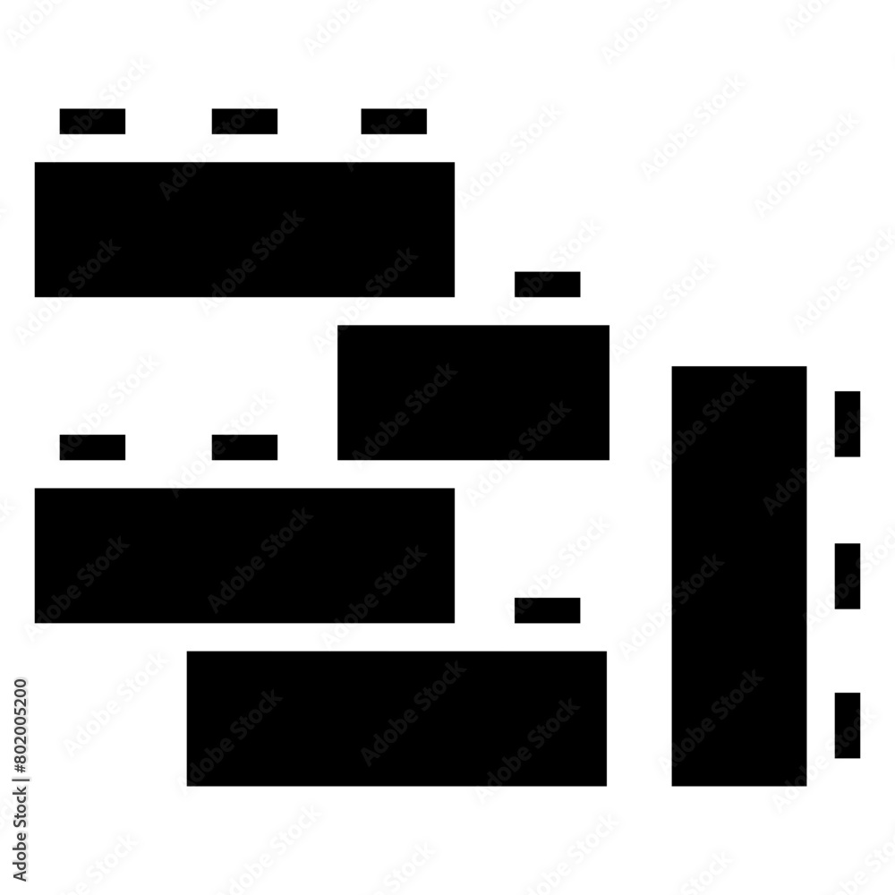 Brick glyph icon, related to kindergarten theme, use for UI or UX kit, modern app development. Brick glyph icon, related to kindergarten theme, use for UI or UX kit, modern app development.