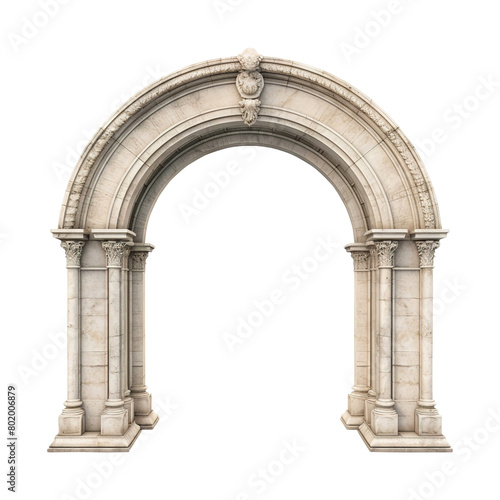 Arch isolated on white background