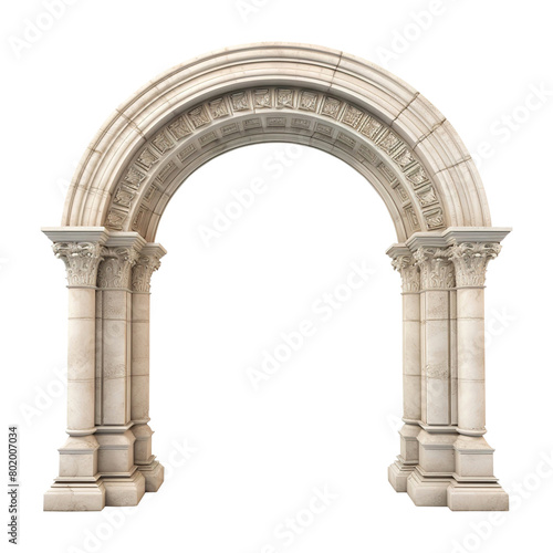 Arch isolated on white background