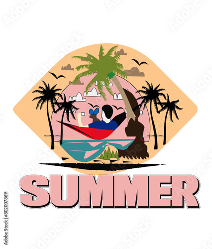 Summer Elements and Craft Design.