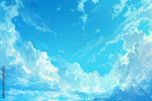 blue sky background with clouds. High quality photo