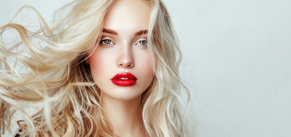 Fototapeta premium portrait of a beautiful blonde woman
