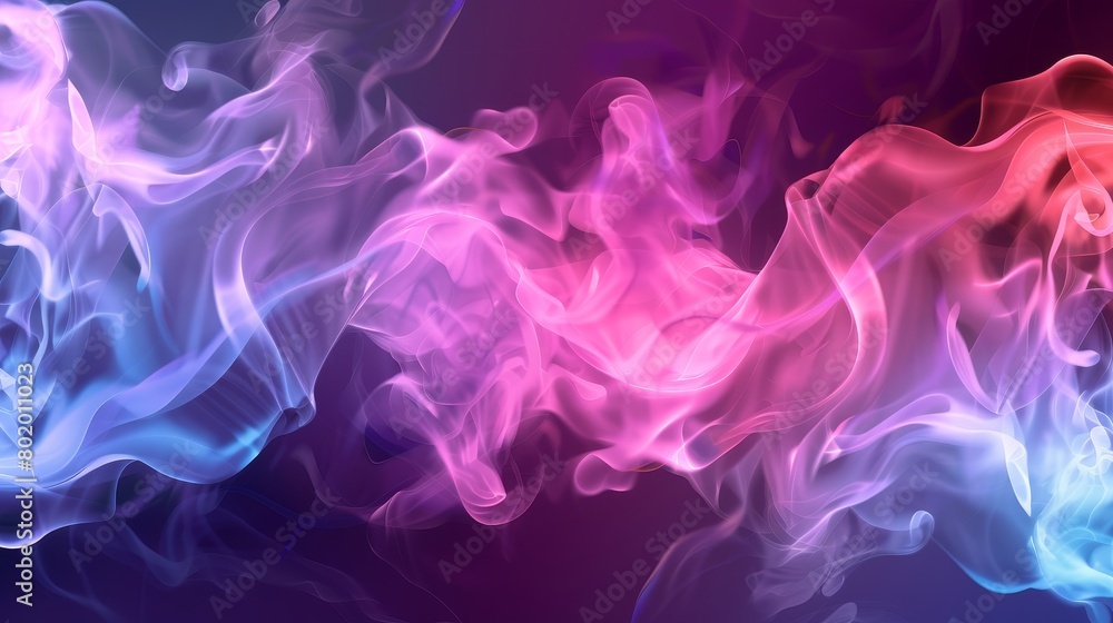 Modern colorful background with transparent smoke...