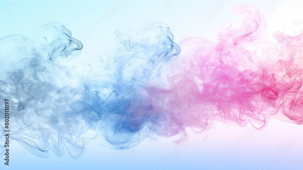 An abstract modern background with a transparent smoke effect