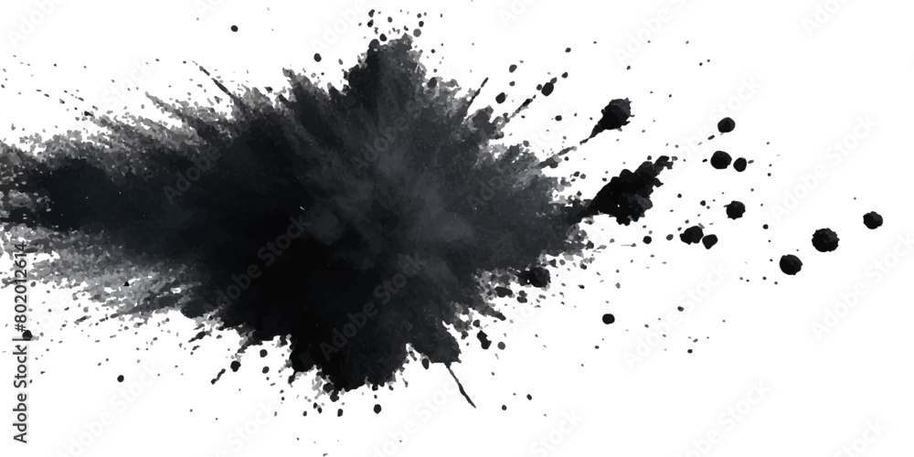Paint stains black blotch background. Grunge Design Element. Brush Strokes. Vector illustration Paint stains black blotch background. Grunge Design Element. Brush Strokes. Vector illustration