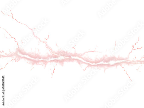 Lightning background. Flashes of lightning from the center isolated on background 